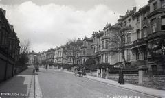 Glass Negative image of Stockleigh Road